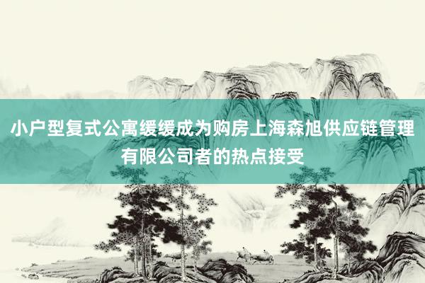 小户型复式公寓缓缓成为购房上海森旭供应链管理有限公司者的热点接受